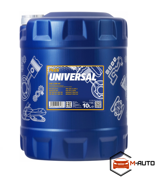 Масло MANNOL Universal 15W-40 10 л (MN7405-10) 7405 фото