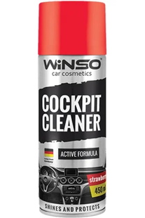 Поліроль для панелі приладів WINSO Cockpit Cleaner 450ml. полуниця(12шт/ящ) 840560 фото