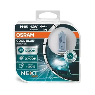 Лампа H15 12V 15/55w Osram Cool Blue Intens Next Gen +100% 5000k НФ-00013786 фото