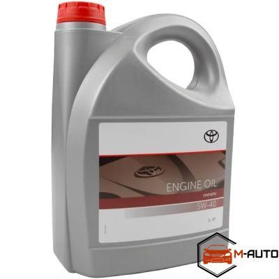 Toyota SYNTHETIC 5W-40 5L SN/SM ACEA: A3/B3, A3/B4 Toyota фото