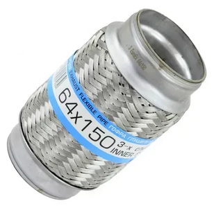 Гофра глушника 64*150 3-шарова "OEM" 64X150 3SN фото