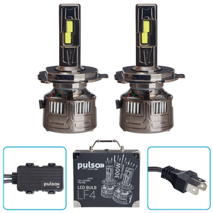 Лампи PULSO LF4-H4-H/L/Flip Chip/12V/300W/100000Lm/6000k LF4-H4 (50) фото