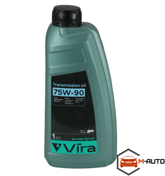 Олива трансмісійна Vira 75W-90 Transmission oil GL-4 1л VI0363 фото