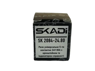 реле стартера 24В 5-конт. 80А з індикатором (SKADI) SK 2084-24.80 фото