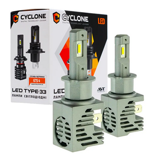 LED H3 type 33 CYCLON Лампа LED 12W 5000K, 4800Lm, 9-32V основного світла type 33 H3 фото