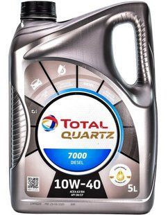TOTAL 10W40 5L DIESEL 7000 229.1/501.01/505.00 TOTAL10W40D5 фото