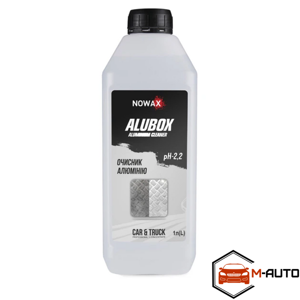 Очисник алюмінію Nowax ALUBOX Aluminium Cleaner, 1L концентрат 1:10 (9шт/уп) NX01195 фото
