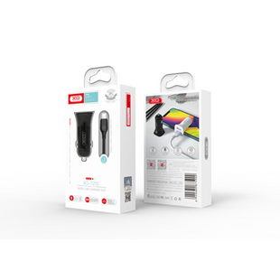 АЗП XO TZ10 (Type-C) 2 USB 2.4A + Type-C XO TZ10 фото