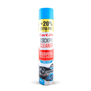 Поліроль панелі приладів CarLife Нова машина. Cockpit Cleaner 750ml (24шт/ящ) CF755 фото