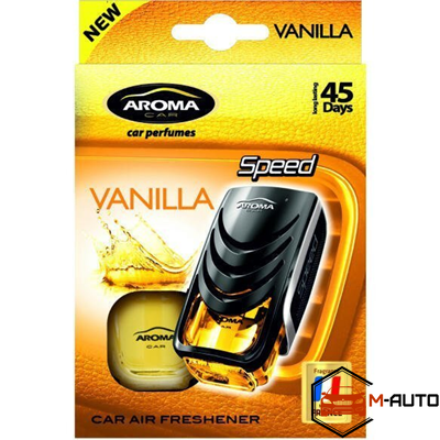 Ароматизатор на дефлектор Aroma Car Speed 8ml - VANILLA 92318 фото