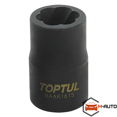 Головка для пошкоджених гайок 1/2" 17мм BAAK1617 TOPTUL BAAK1617 фото
