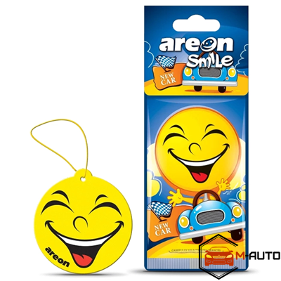 Ароматизатор повітря Areon Smile Dry NEW CAR (смайлики) ASD21 фото