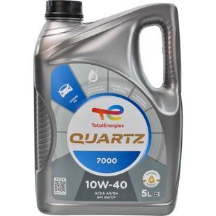TOTAL 10W40 5L ENERGY 7000 бенз 501.01-505.0 Quartz НФ-00001606 фото
