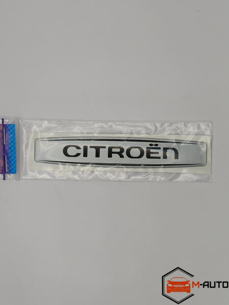 Наклейка силіконова CITROEN (12*2,2см) 69-77 срібн 69-77 сріб. фото