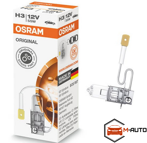 Лампа галогенна Osram Original H3 12V 55W 64151 фото