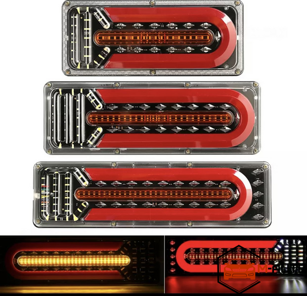 Ліхтар задній REAR LAMP NEW G WAGON 12-24V 41cm, кт_2шт НФ-00013699 фото