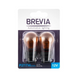 Лампа BREVIA 12V P27/7W (3157) 12V 27/7W W2.5x16q AMBER blister 2шт. (10/250 шт.) 12340B2 фото 3