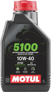 Масло Motul 10W40 4T 1L 5100 (N-GEN 5) (104066)-(111829) НФ-00011067 фото