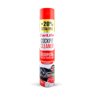 Поліроль панелі приладів CarLife Вишня. Cockpit Cleaner 750ml (24шт/ящ) CF760 фото
