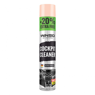 Поліроль для панелі приладів WINSO Exclusive Cockpit Cleaner 750ml. Персик (12шт/ящ) 870580 фото