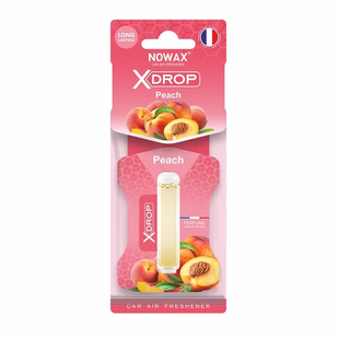 Ароматизатор целюлозний з капсулою Nowax серія X Drop - Peach (25шт/ящ) NX00058 фото