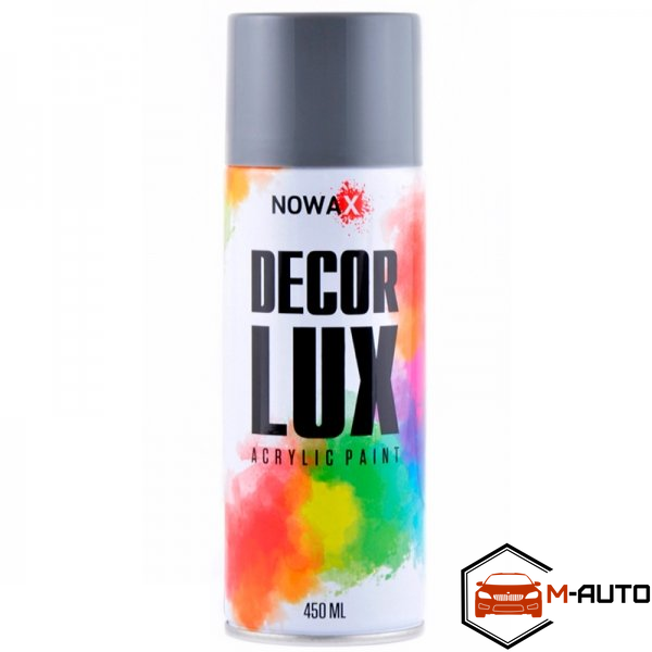 Фарба акрилова,Spray 450ml.,світло-сірий,(LIGHT GREY/RAL7001) NX48017 фото