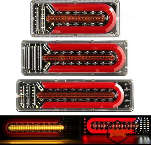 Ліхтар задній REAR LAMP NEW G WAGON 12-24V 33cm, кт_2шт НФ-00010124 фото