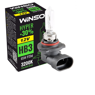 Лампа WINSO 12V HB3 HYPER +30% 65W P20d 712500 фото