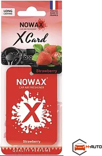 Ароматизатор NOWAX серія "X CARD" - Strawbarry NX07538 фото