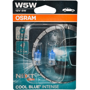 Лампа OSRAM W5W 12V 5W W2.1X9.5D CBN 02 (Blister - 2 pcs.) 2825CBN-02B фото