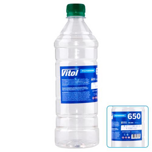 Розчинник 650 ТМ Vitol (0,53кг) (тара пет) (0.53 кг.) VS-650 (15) фото