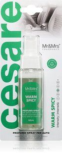Ароматизатор в автомобіль Mr&Mrs Fragrance Cesare Spray Warm Spicy НФ-00014237 фото