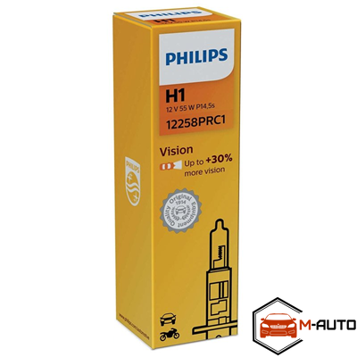 Лампа Philips H1 +30% 12258PR C1 фото