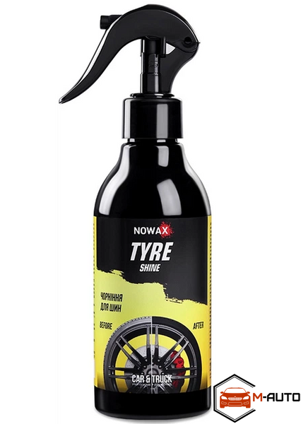 Чорнитель і блиск для шин Nowax Tyre Shine 280ml,(15шт./ящ.) NX86910 фото