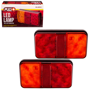 Ліхтар задній PULSO BL-64910 10LED/12-24V/150х80х30mm/2шт (009) BL-64910 (50) фото