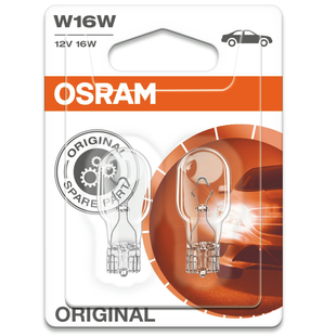 Лампа розжарювання Osram 12V W16W 16W W2.1X9.5D ORIGINAL LINE OS 921-02B фото