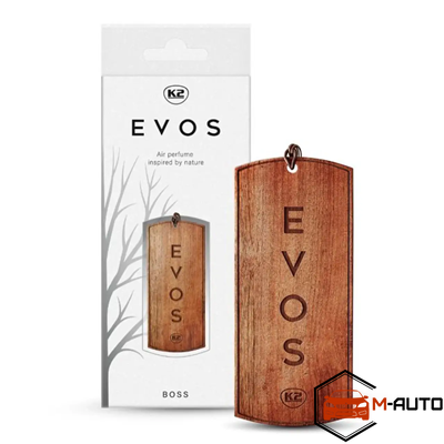 Ароматизатор K2 EVOS BOSS підвісний із дерева V034 фото
