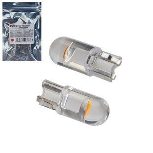 Лампа PULSO/габаритна/LED T10/W2.1x9.5d/W5W/1SMD-CREE/12v/0.5w/55lm Red LP-100555R (10/50) фото