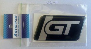 Наклейка силіконова GT(7.5*3.5) 72-14 72-14 фото
