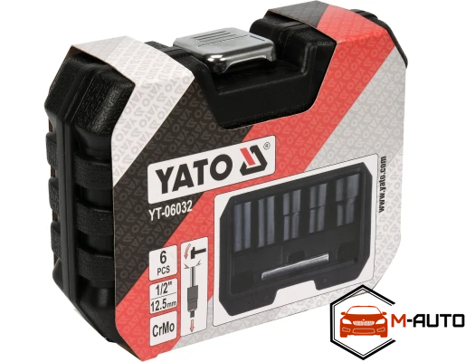 Набір екстракторів 6 одиниць YATO YT-06032 YT-06032 фото