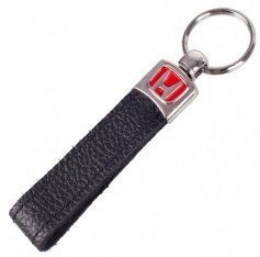 Брелок шкіряний, (шкіра довгий) HONDA чорний НФ-00005067 фото