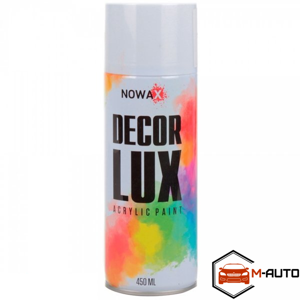Фарба акрилова,Spray 450ml.,білий,(TRAFFIC WHITE/RAL9016) NX48014 фото