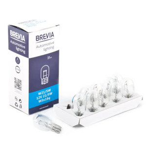 Лампа BREVIA 12V 5W (W3x16q, W21/5W) 2 контакта (Я-2К) 12311C  фото