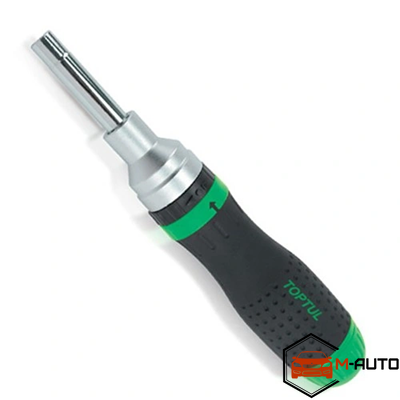 Викрутка бітотримач з тріскачкою 1/4 ", 5/16", 7/16 " FTED1421 TOPTUL FTED1421 фото
