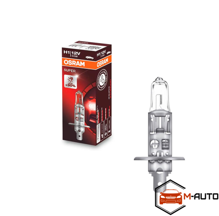 Лампа OSRAM H1 12V 55W +30% НФ-00013325 фото