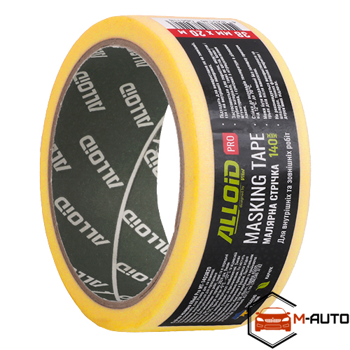 Alloid Pro. Стрічка малярська 38мм х 20м, 140мкм MT-1403820 фото